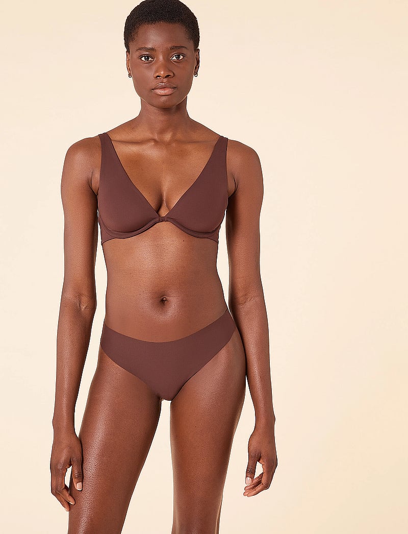 Etam - PURE FIT MAKE UP - STRING - stringtrosor - brown - 0