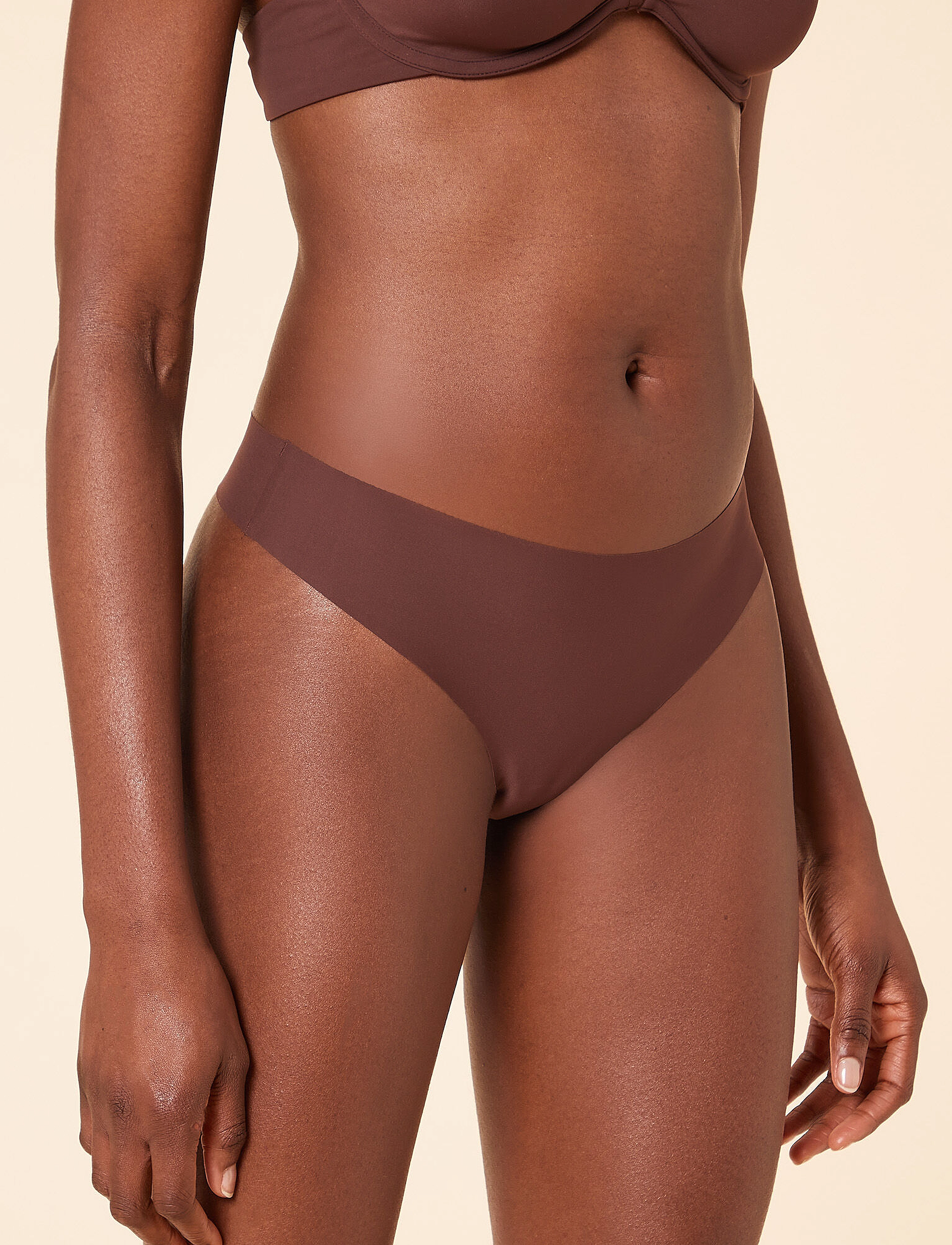 Etam - PURE FIT MAKE UP - STRING - brown - 3