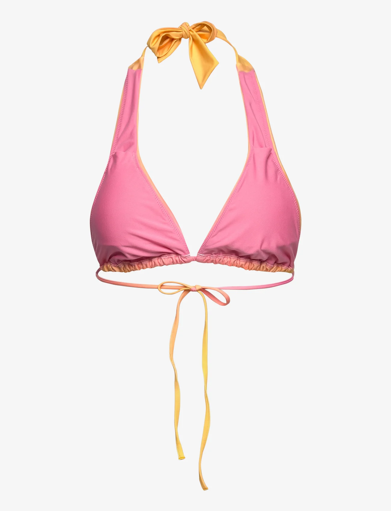 Etam - TWINNY - SA TRIANGLE - triangelformad bikinis - print. pink backgr - 1