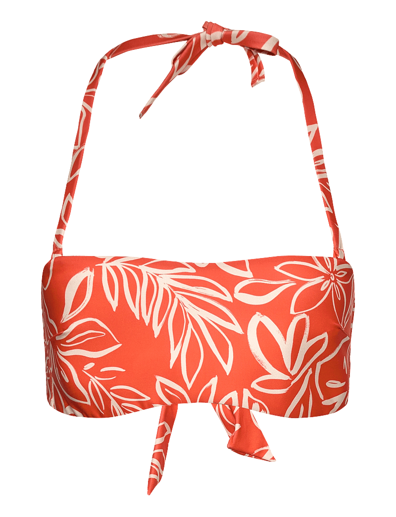 Etam - TAILA - CF BANDEAU - bandeaubikinier - print. coral backgr - 1