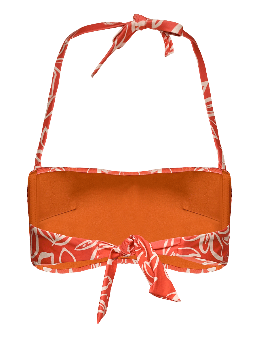 Etam - TAILA - CF BANDEAU - bandeau-bikini-oberteile - print. coral backgr - 2