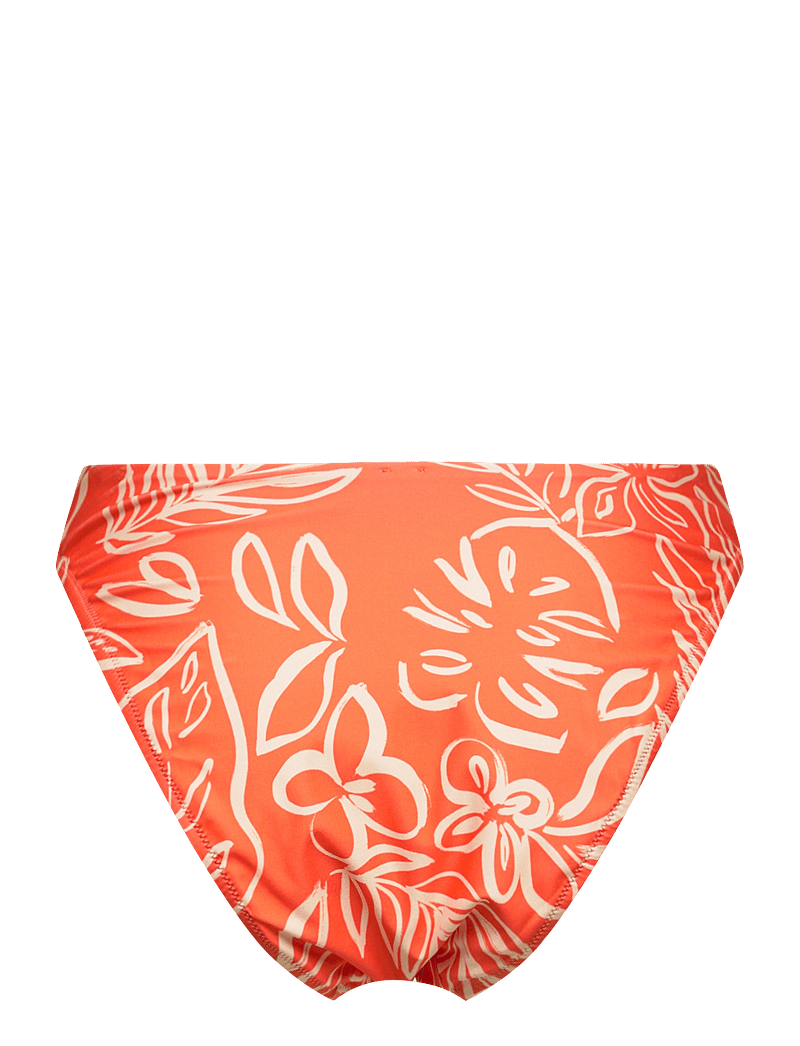 Etam - TAILA - BIKI HIGH LEG - bikinibriefs - print. coral backgr - 2