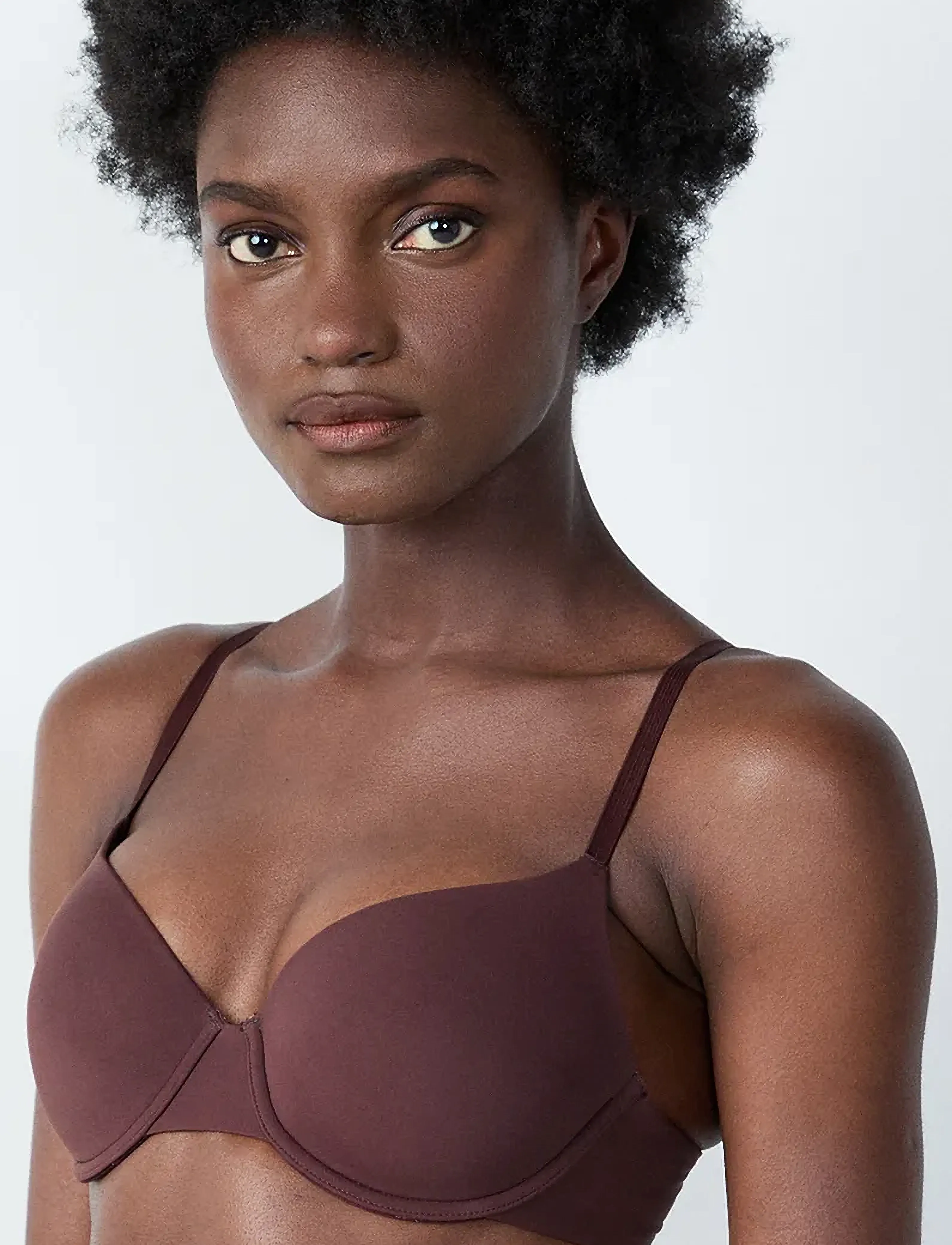 Etam - PURE FIT - LIGHT PADDED CLASSIC BRA - brown - 2