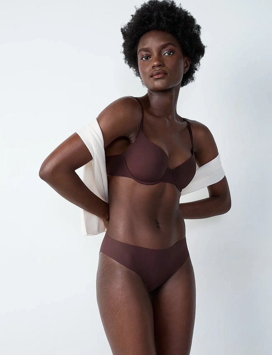 Etam - PURE FIT - LIGHT PADDED CLASSIC BRA - brown - 4