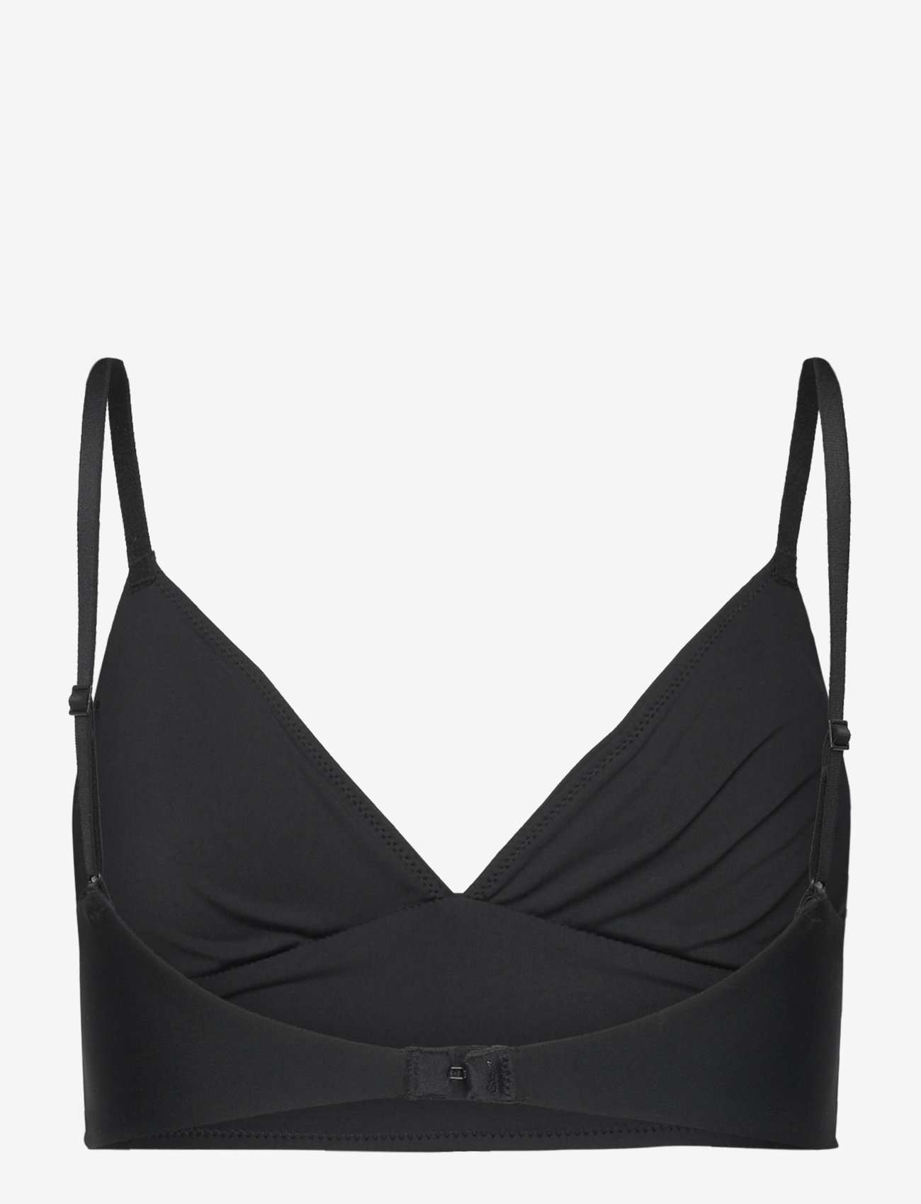 Etam - PURE FIT - WIRELESS TRIANGLE OPENNED BACK BRA - black - 1