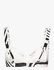 Etam - NOVIA - SC CLASSIQUE - stanik z fiszbinami bikini - print. white backgr - 1