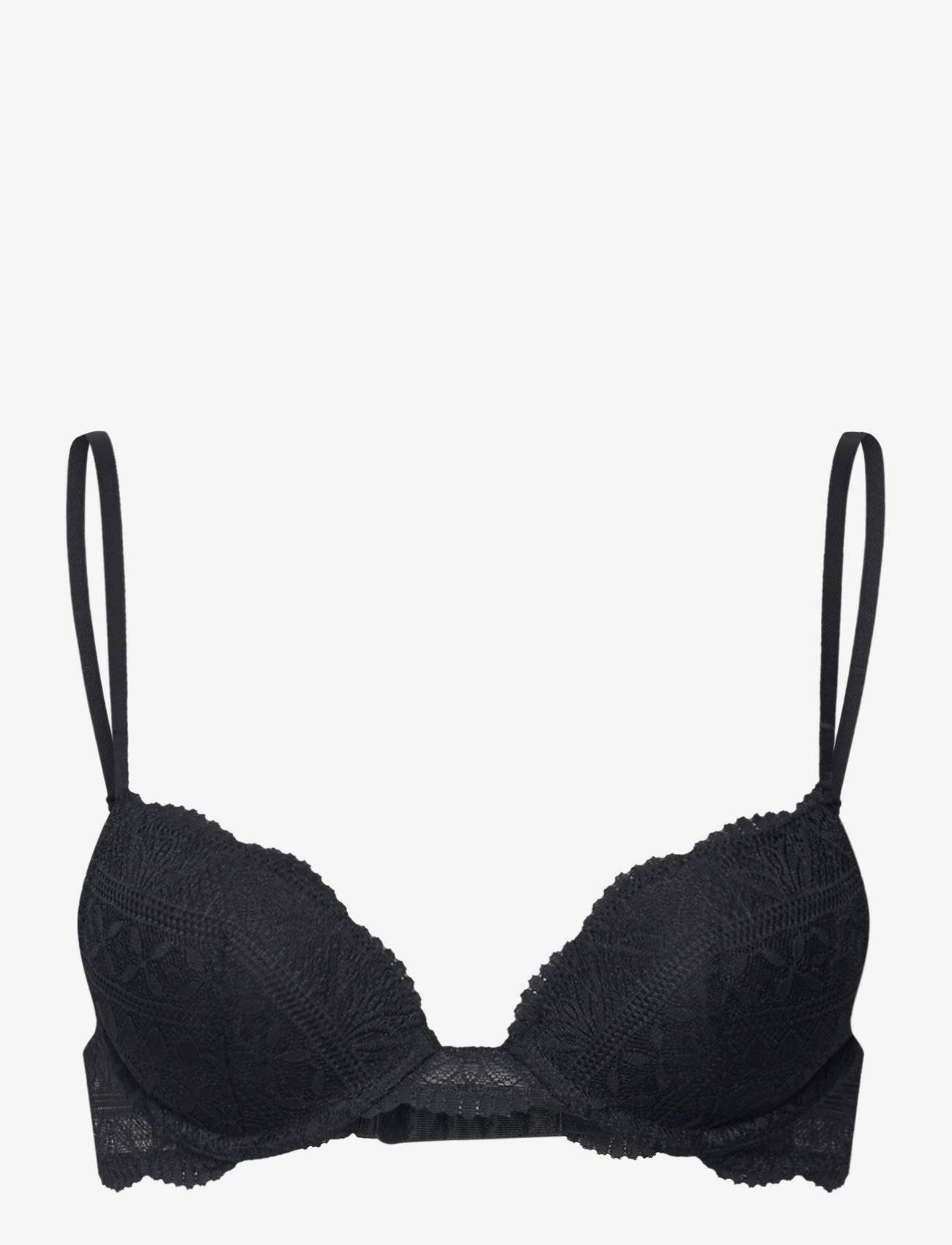 Etam - IDOLE - N*2 PLUNGE PUSH-UP BRA - julegaver under 500kr - black - 0