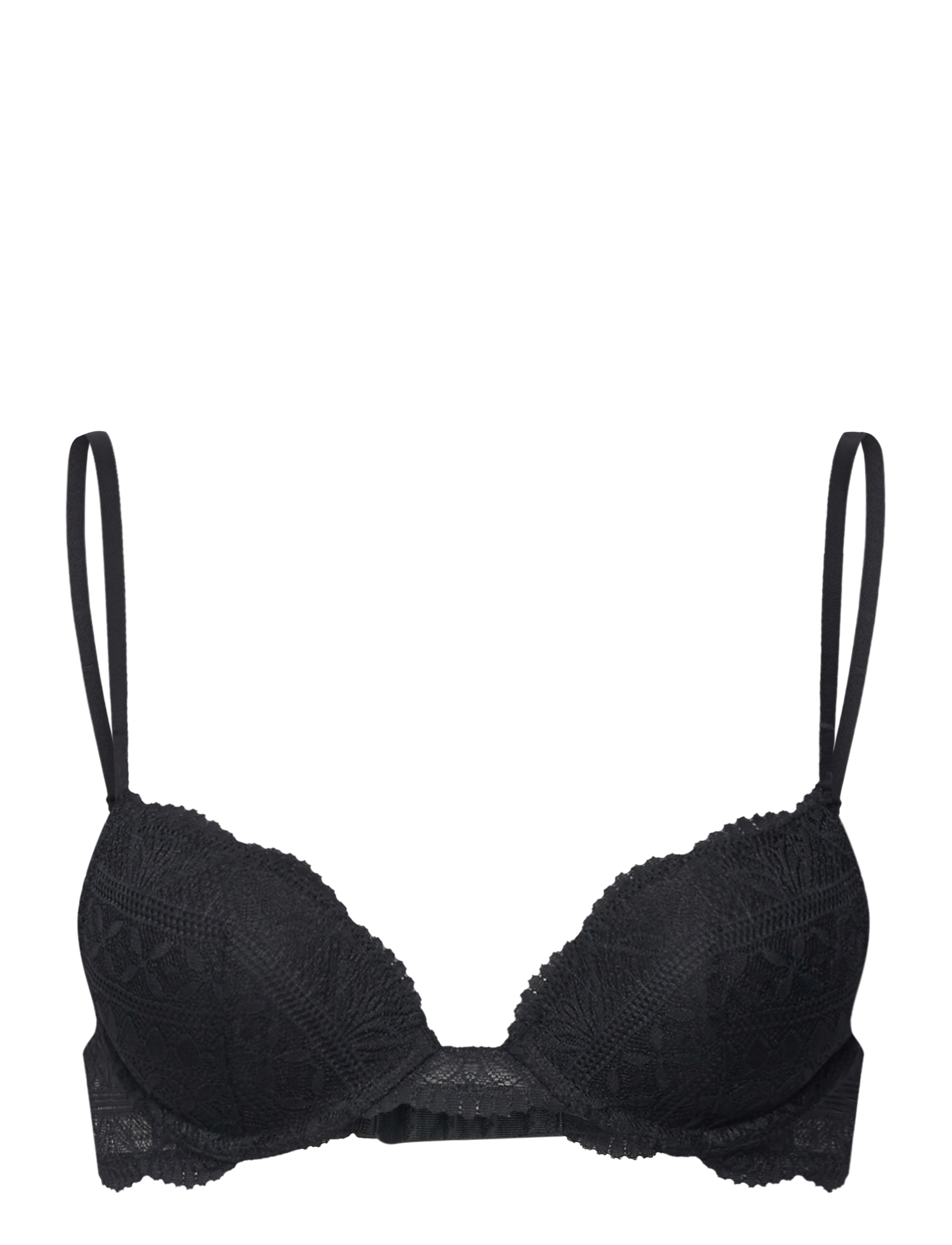 Etam IDOLE - N*2 PLUNGE PUSH-UP BRA - Etam - BLACK / black
