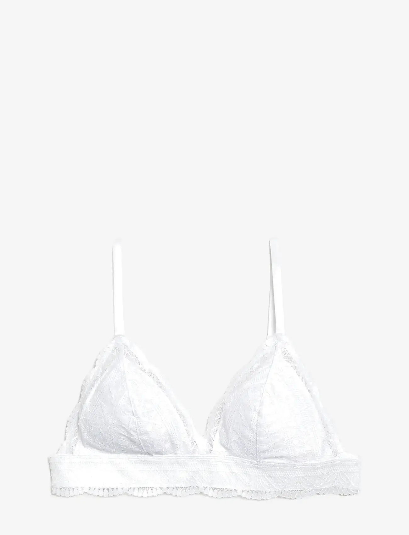 Etam - IDOLE - N*8 WIRELESS TRIANGLE BRA - white - 1