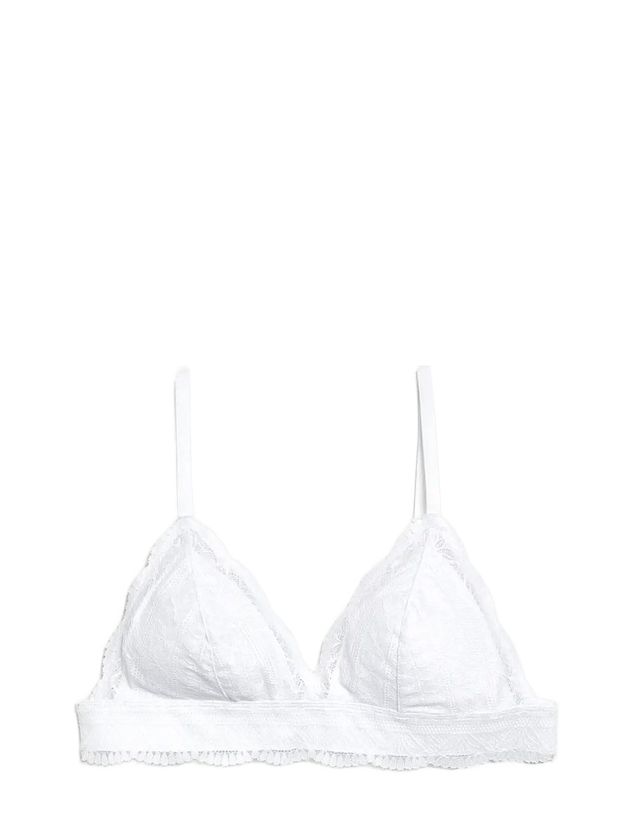 Etam - IDOLE - N*8 WIRELESS TRIANGLE BRA - bralette - white - 1