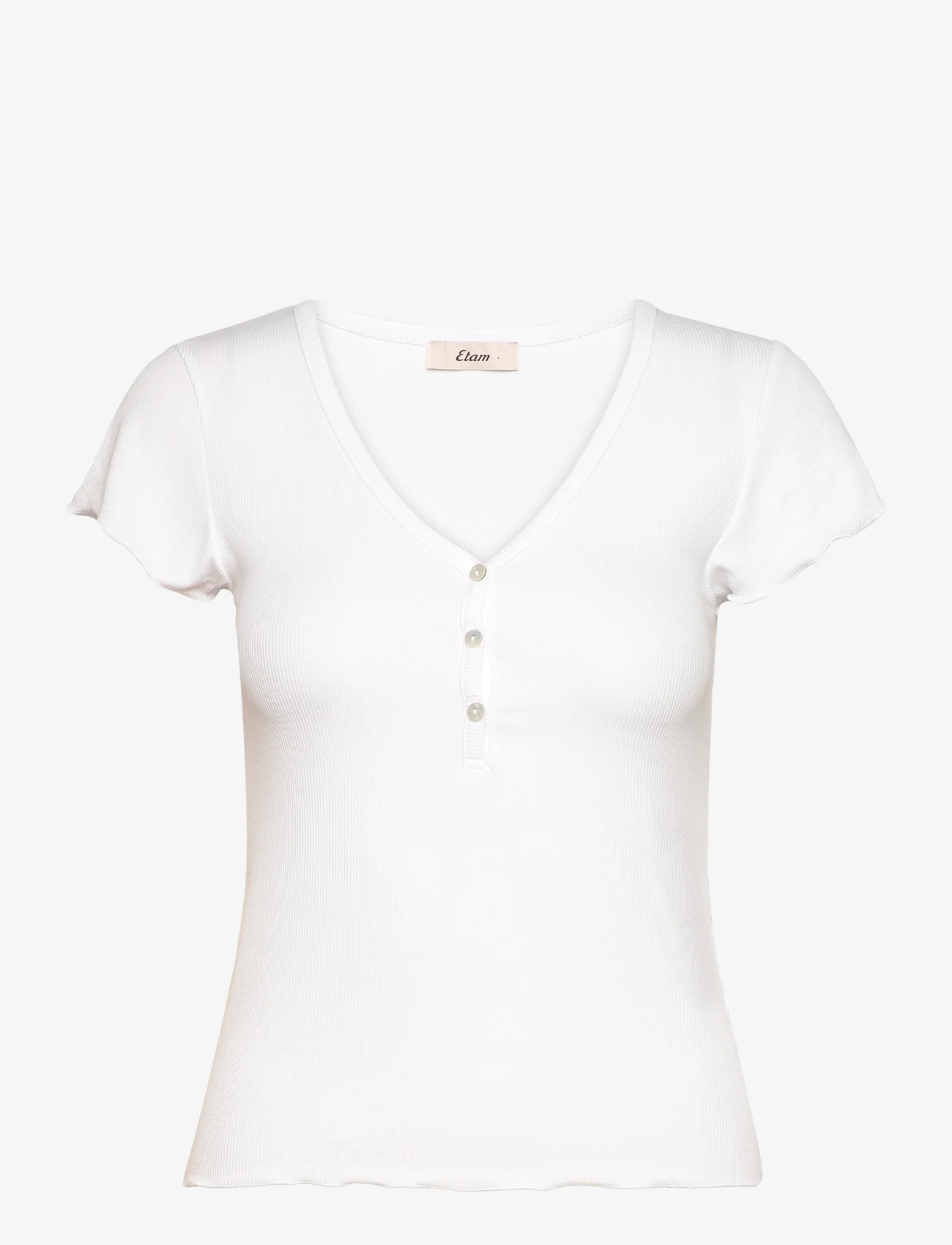 Etam - Jamie - Tee-shirt pyjama - najniższe ceny - white - 0