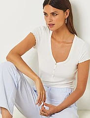 Etam - Jamie - Tee-shirt pyjama - najniższe ceny - white - 2