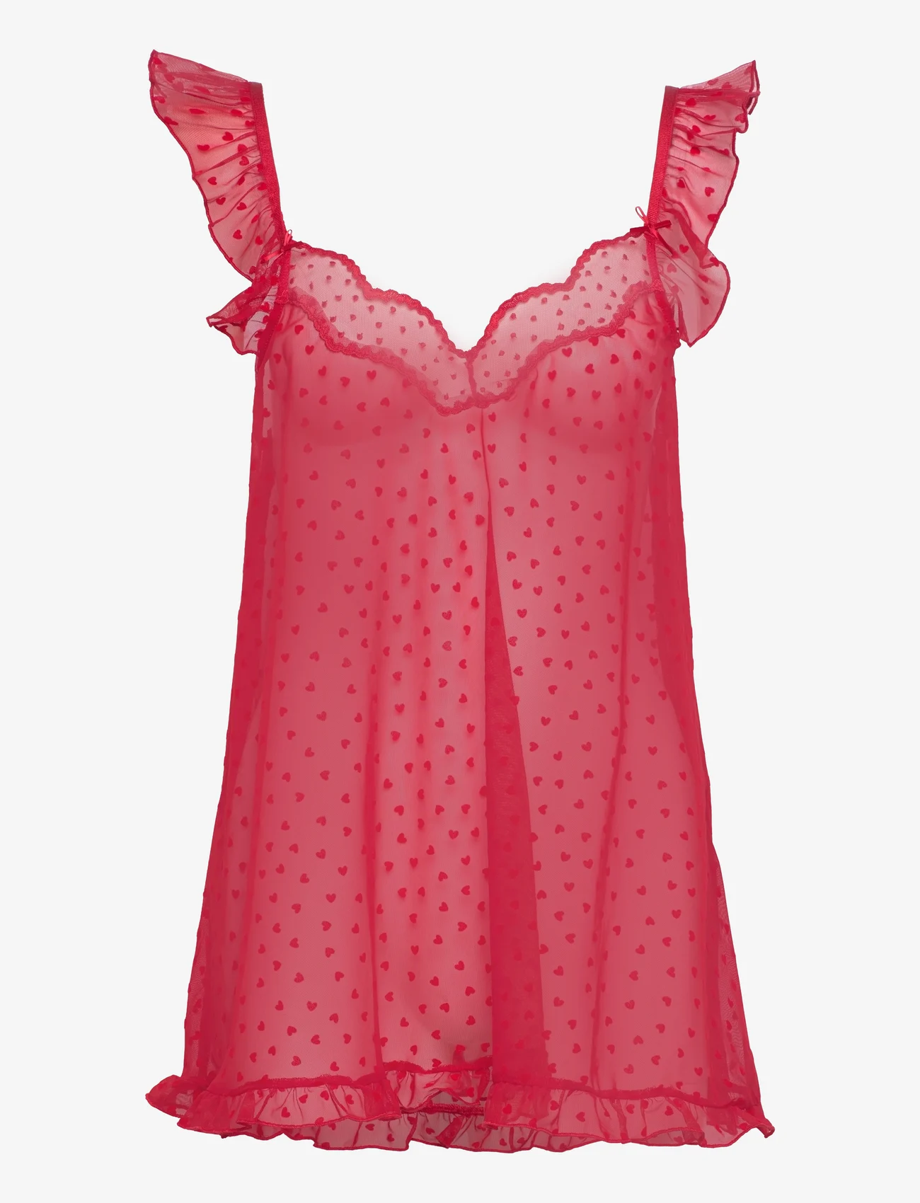Etam - Cuore Nightdress Pyjama - laagste prijzen - red - 0