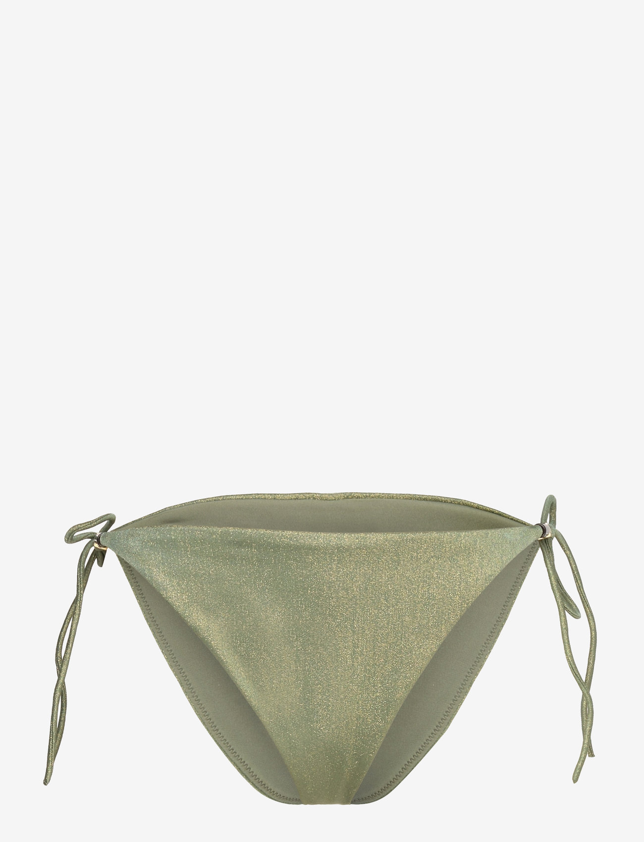 Etam - Idyllique Swimsuit Bikini String Bottom - side tie bikinier - khaki olive - 0