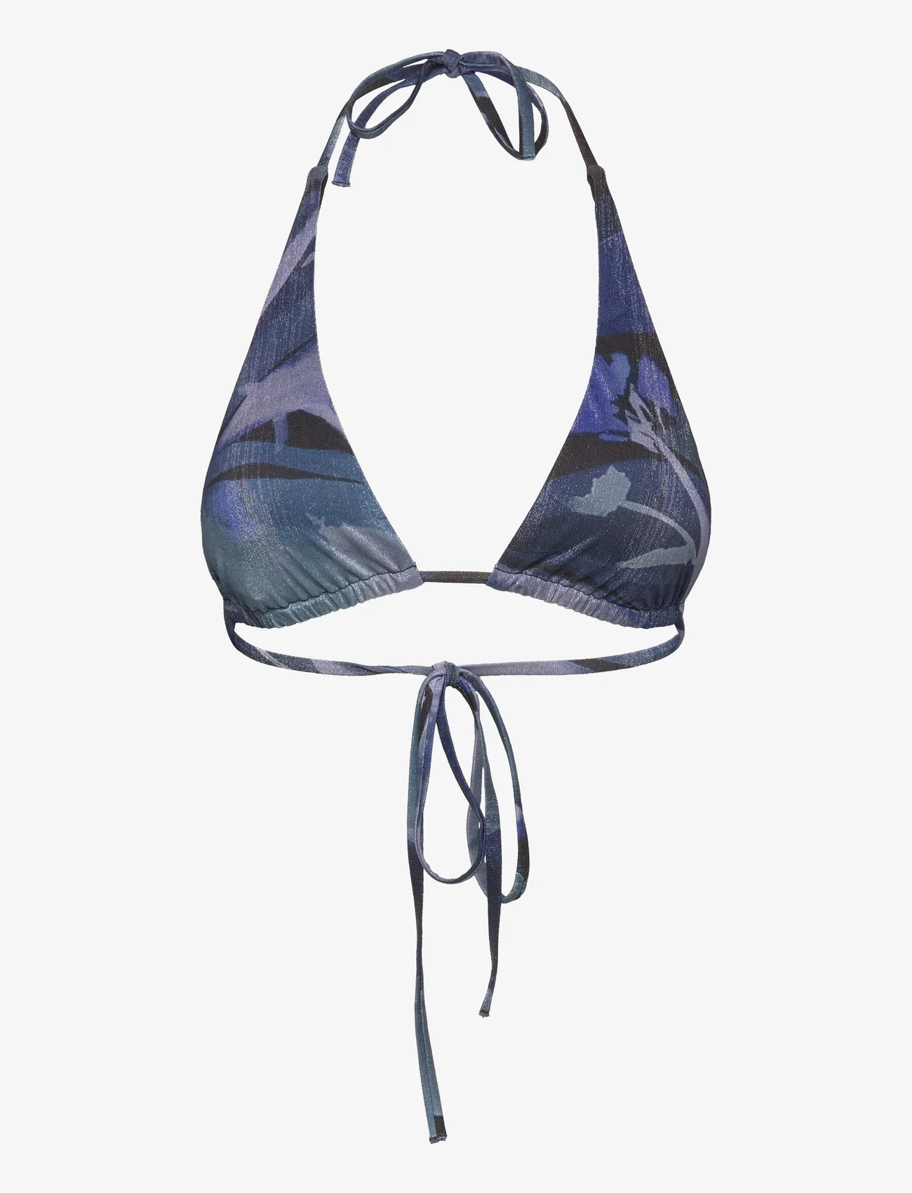Etam - Honeymoon wireless bralette bra top - triangelformad bikinis - printed black background - 1