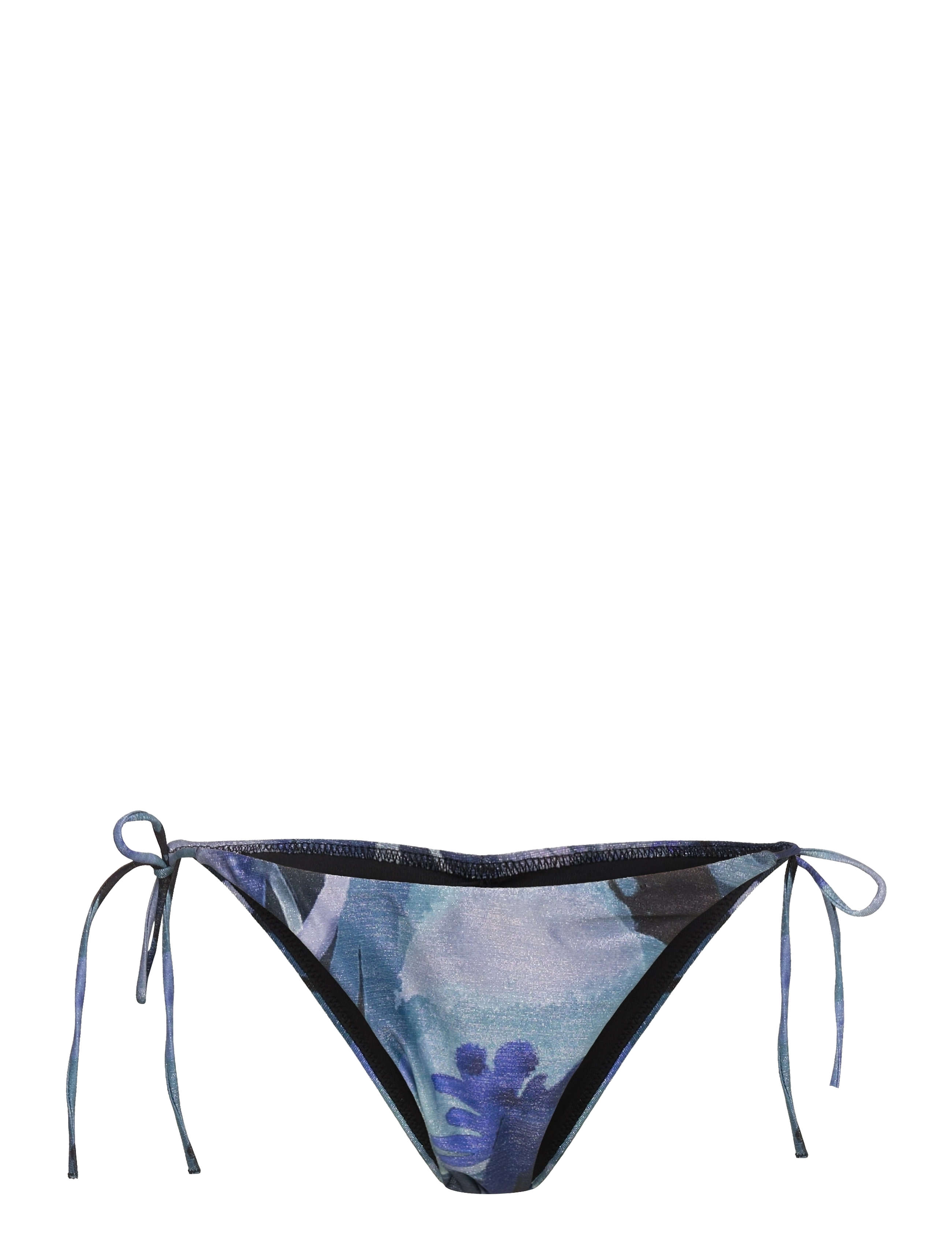 Etam Honeymoon wireless bralette bra top - Bikinis - PRINTED BLACK BACKGROUND / blue