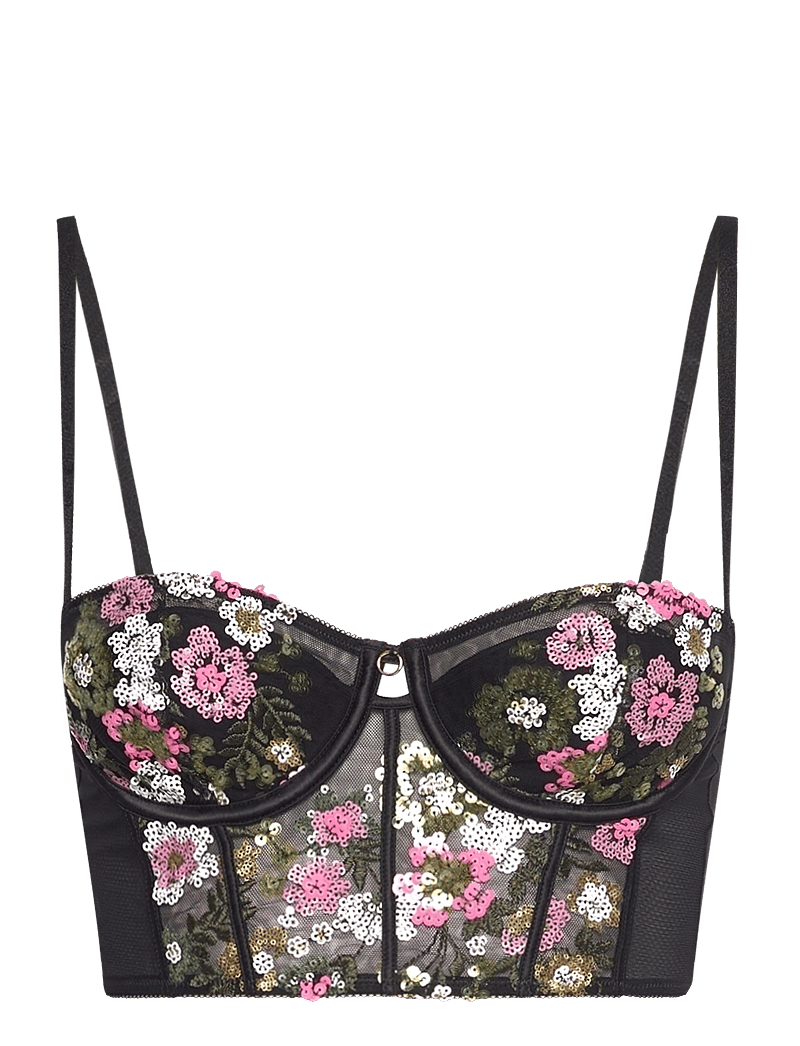 Etam - PERLE - LIGHT PADDED BALCONNET - balconette bhs - black - 1