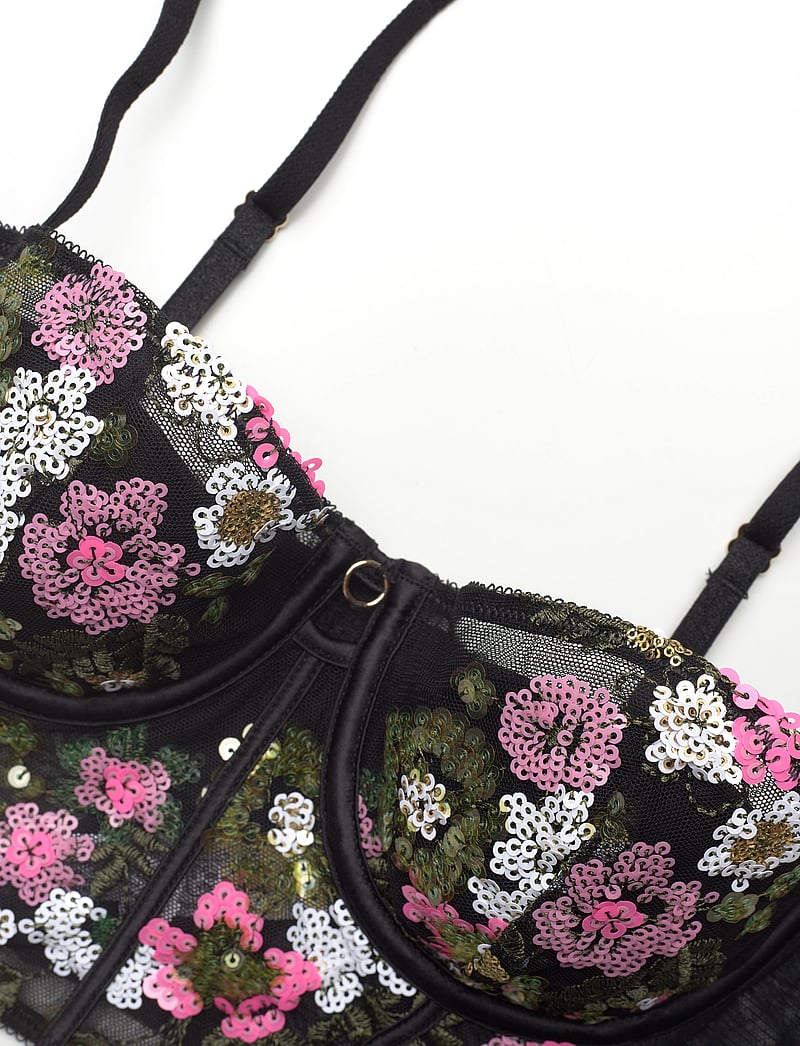 Etam - PERLE - LIGHT PADDED BALCONNET - balconette bhs - black - 3