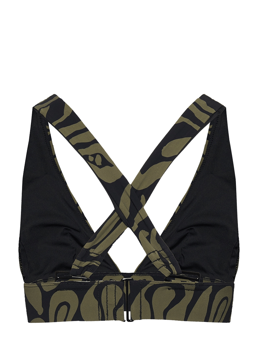 Etam - PIPA - WIRELESS TRIANGLE BRA SWIMSUIT - triangle bikinis - green - 3