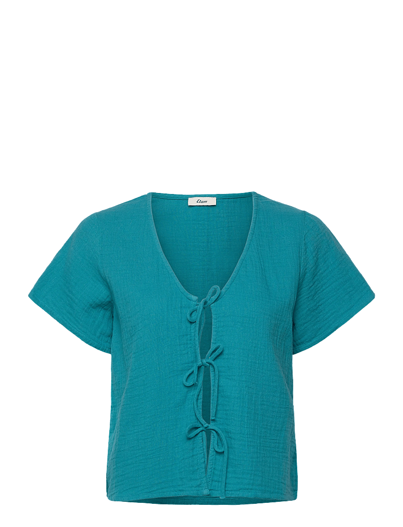 Etam - ERIN - PYJAMA SHIRT - Överdelar - blue - 1