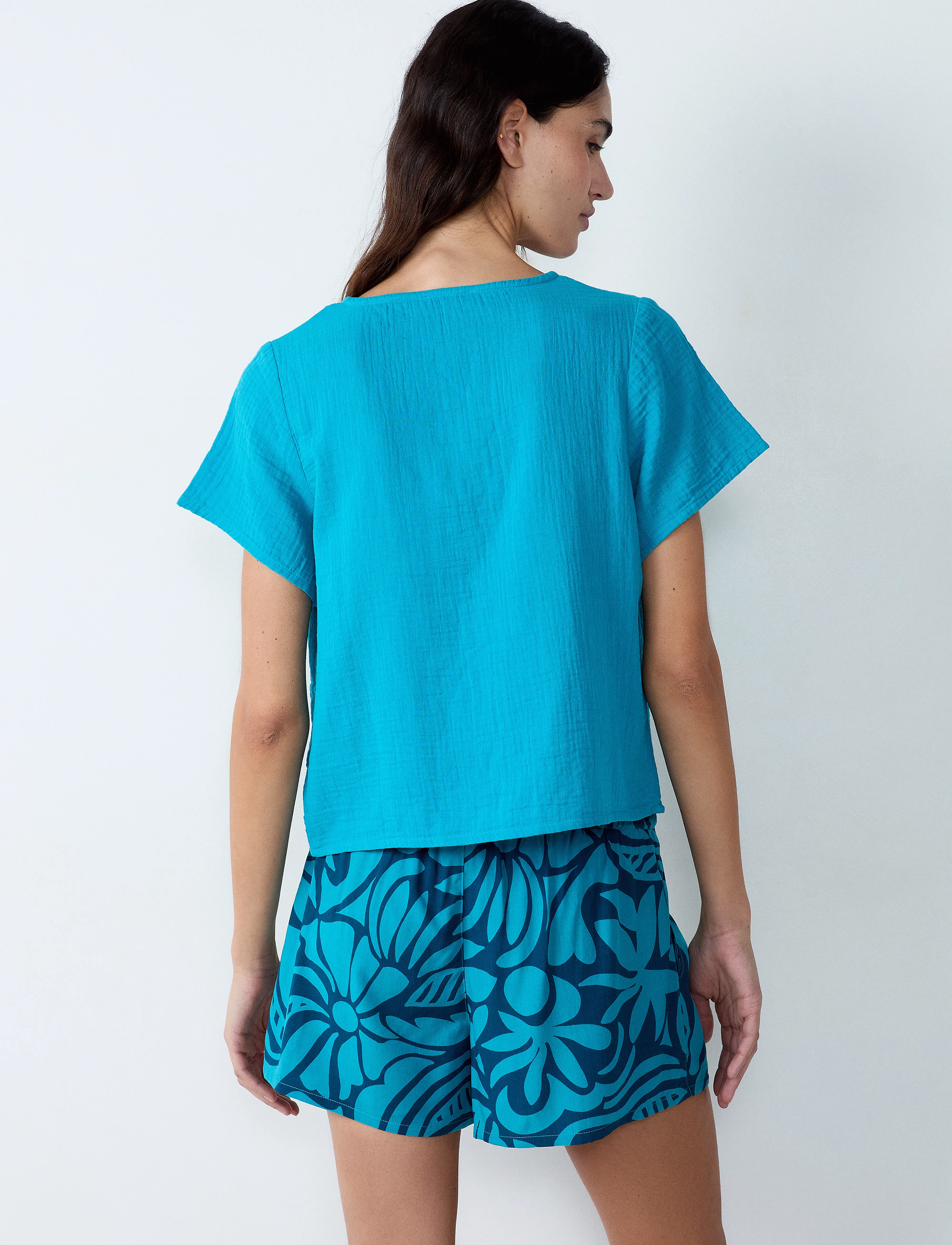 Etam - ERIN -  PYJAMA SHIRT - die niedrigsten preise - blue - 4
