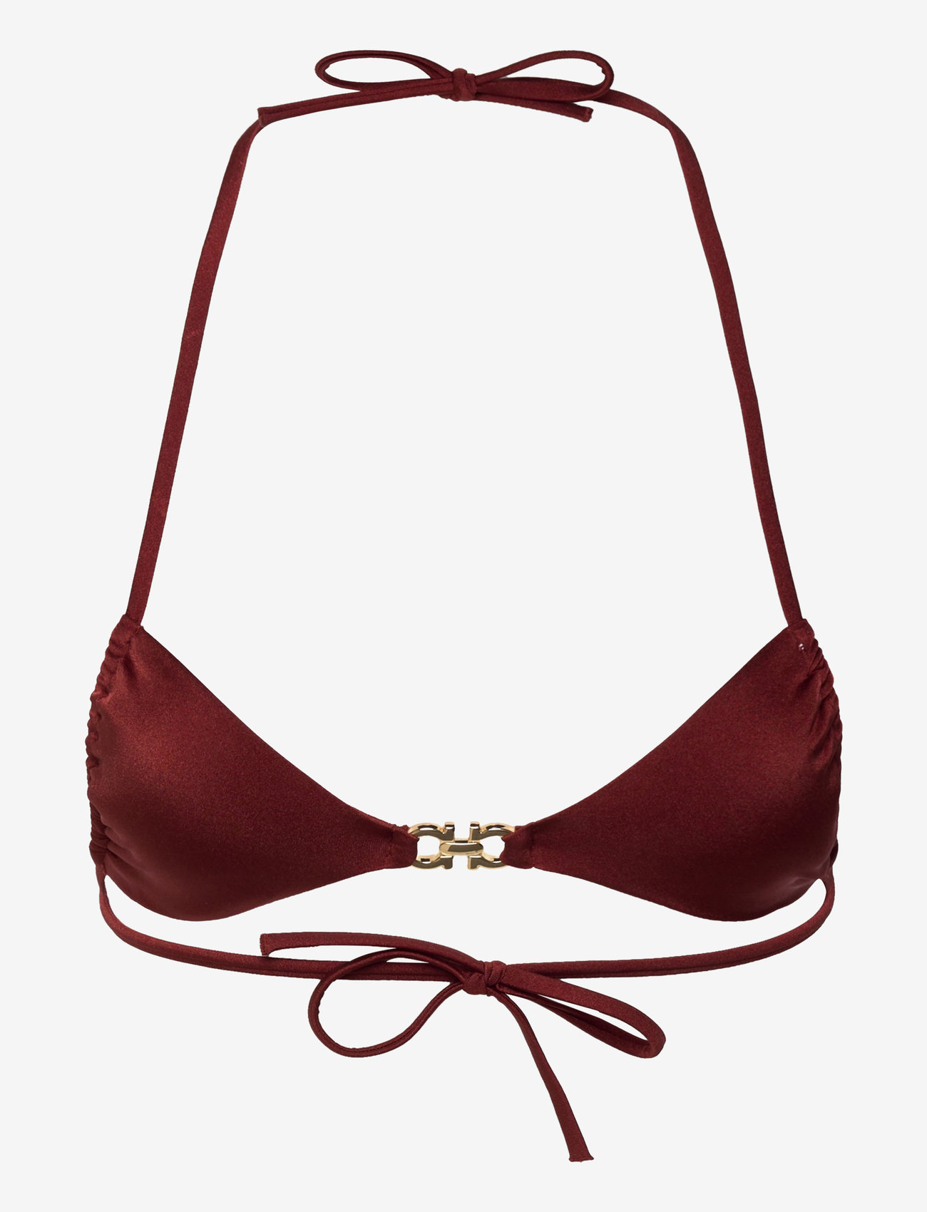 Etam - BETSY - UNWIRED BRALETTE SWIMSUIT - trójkątny stanik bikini - brown - 1