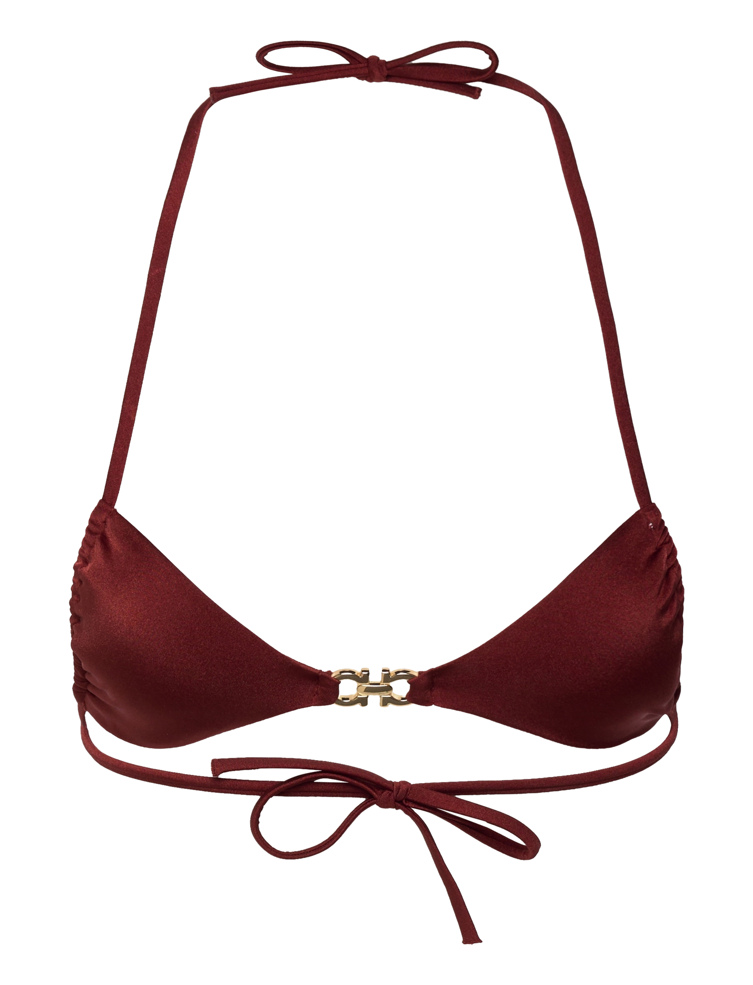 Etam BETSY - UNWIRED BRALETTE SWIMSUIT - Bikinis - BROWN / brown