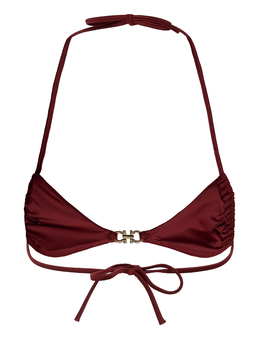 Etam - BETSY - UNWIRED BRALETTE SWIMSUIT - trekantsbikinier - brown - 2