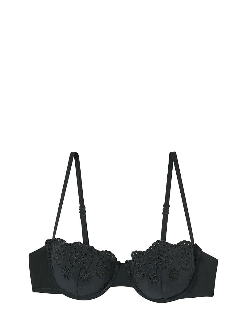 Etam - AZALEA - NO PADDED BRA SWIMSUIT - bikinitoppar med bygel - black - 1