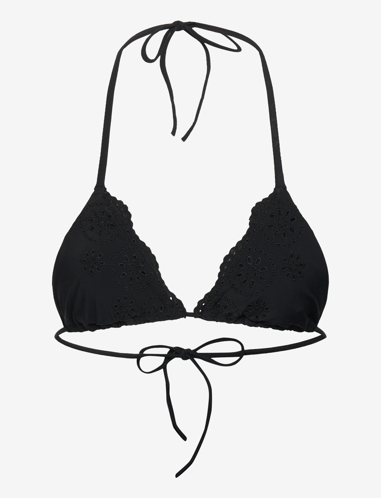 Etam - AZALEA - UNWIRED WIRELESS TRIANGLE BRA SWIMSUIT - trekantsbikinier - black - 1