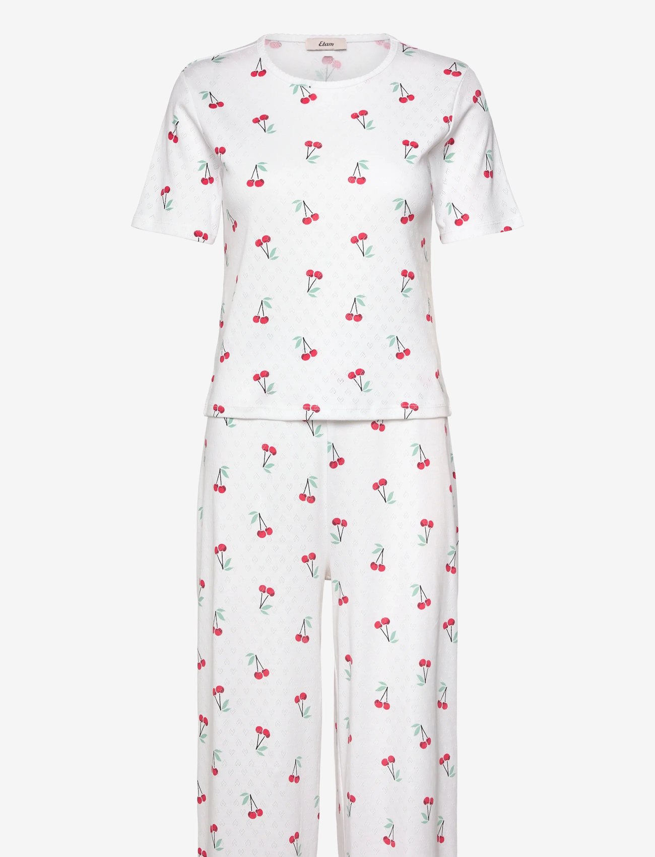 Etam - CHERRY - 2 PIECES PYJAMA - white - 1