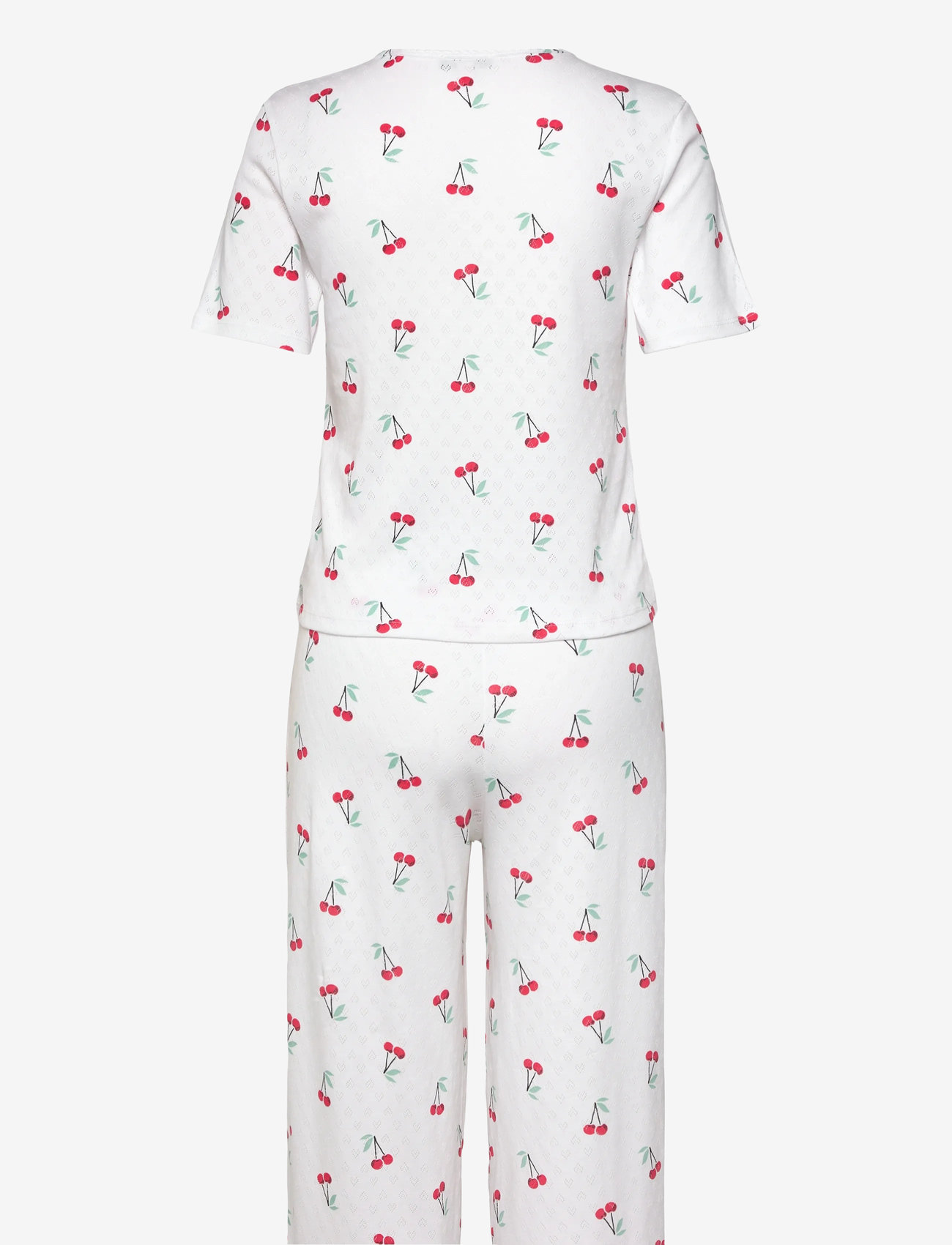 Etam - CHERRY - 2 PIECES PYJAMA - white - 2