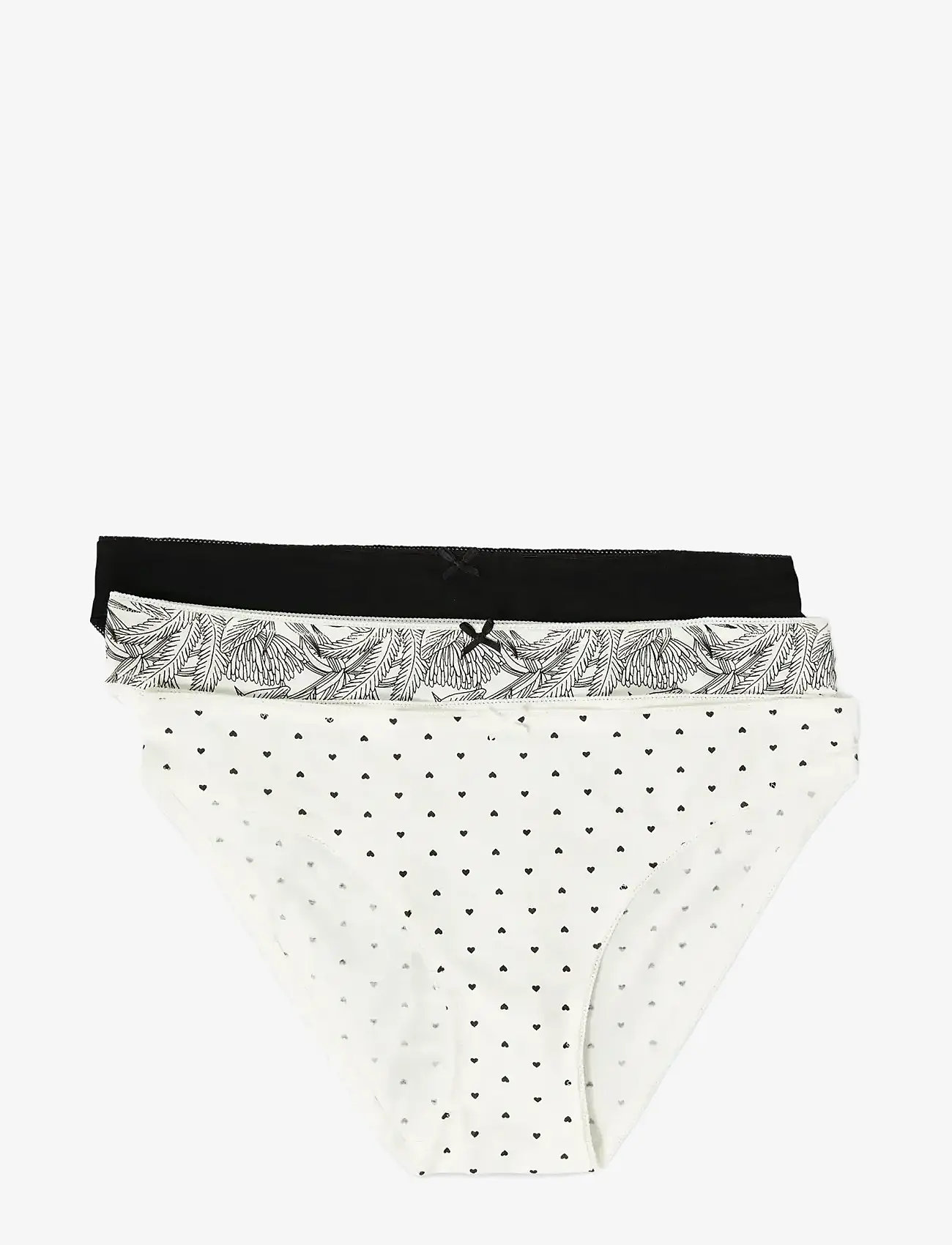 Etam - JACKIE - 3 BRIEFS - black - 1