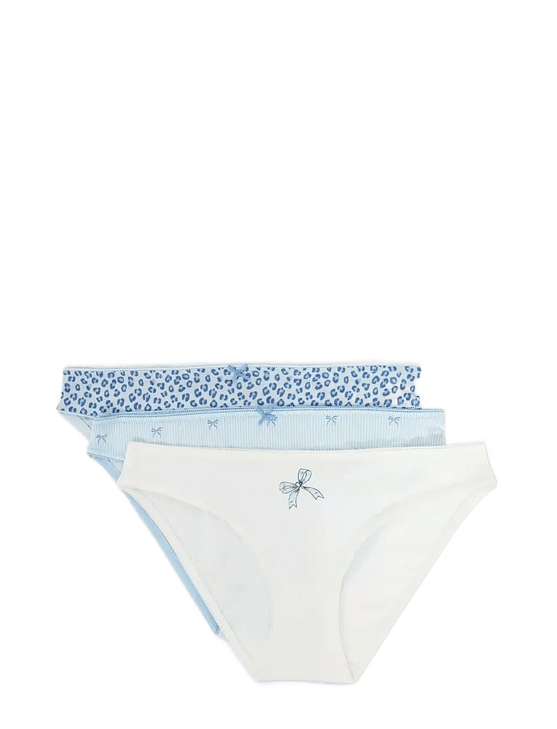 Etam - JACKIE - 3 SLIPS - briefs - light blue - 1
