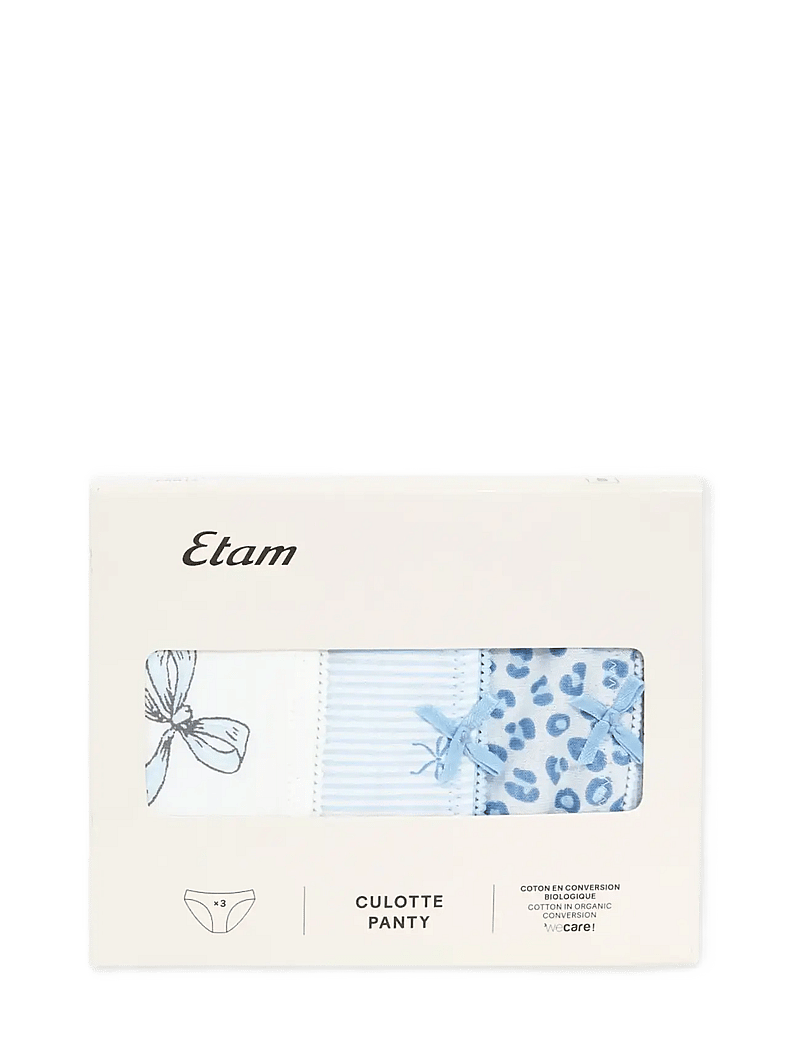 Etam - JACKIE - 3 SLIPS - briefs - light blue - 2