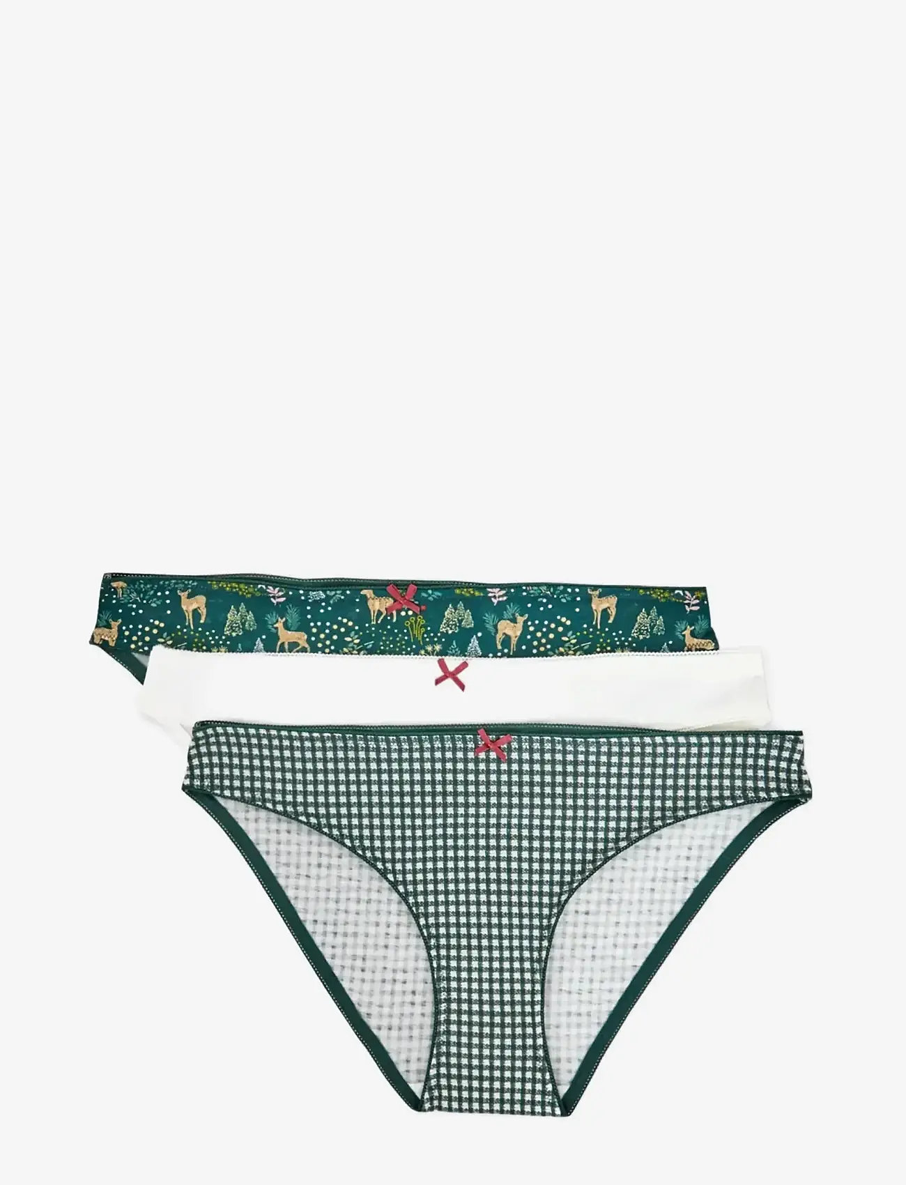 Etam - JACKIE - 3 SLIPS - püksikud - emerald - 1