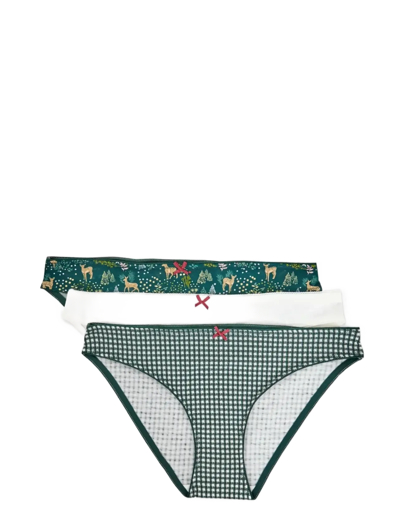 Etam JACKIE - 3 SLIPS - Slips - EMERALD / green