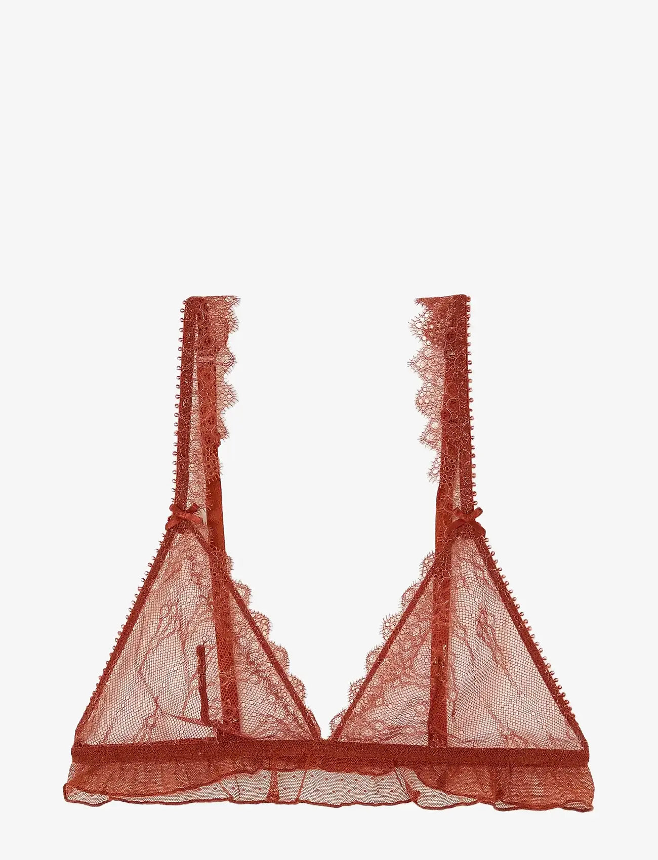 Etam - ALLUSION - WIRELESS TRIANGLE BRA - bralette - brown - 0