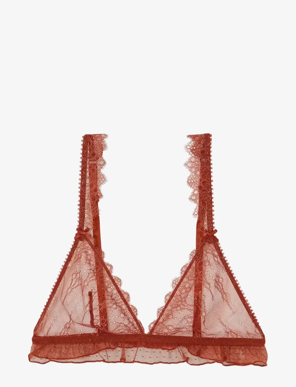 Etam - ALLUSION - WIRELESS TRIANGLE BRA - bralette - brown - 1