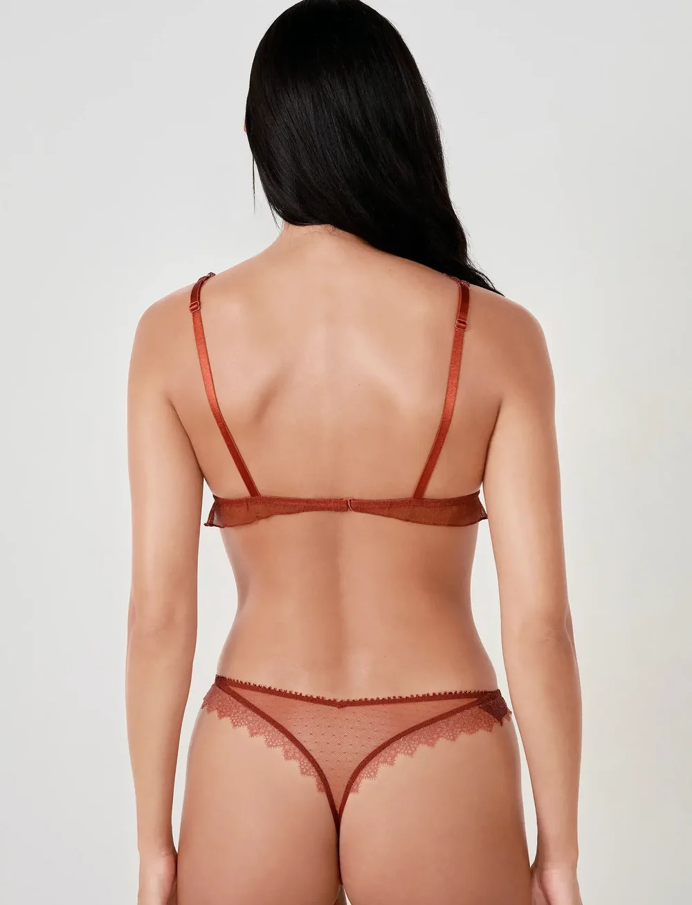 Etam - ALLUSION - WIRELESS TRIANGLE BRA - bralette - brown - 3