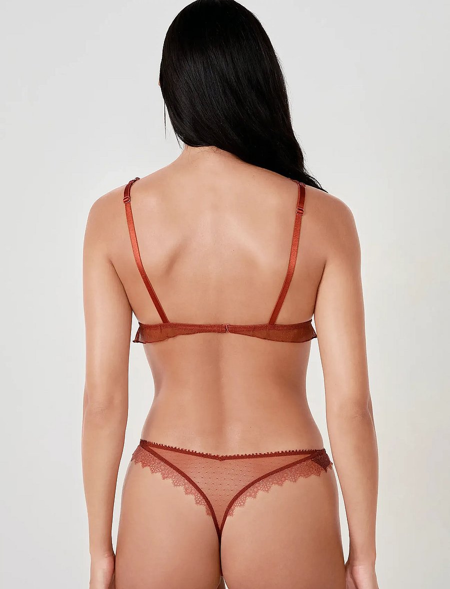 Etam - ALLUSION - WIRELESS TRIANGLE BRA - bralette - brown - 3