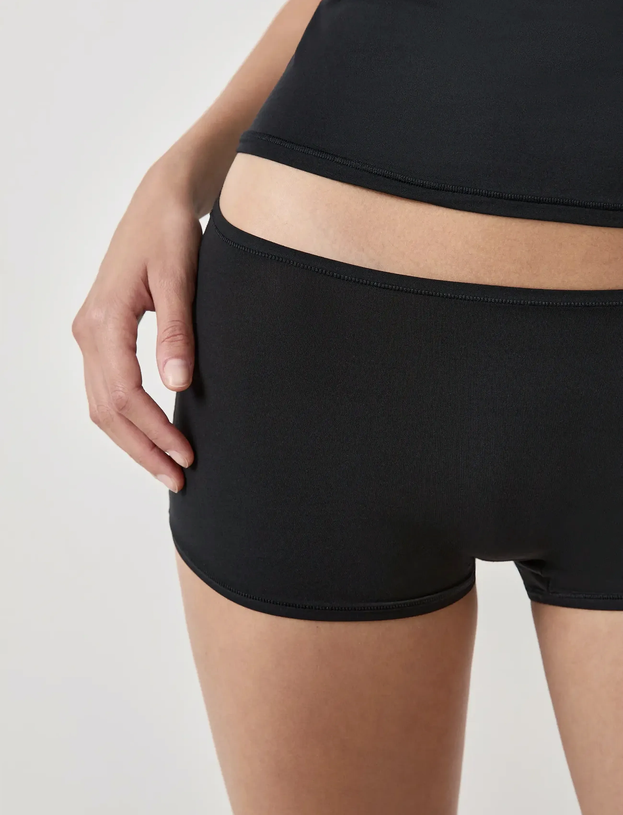 Etam - PURE SOFT - SHORTY - hipster & boyshorts - black - 2