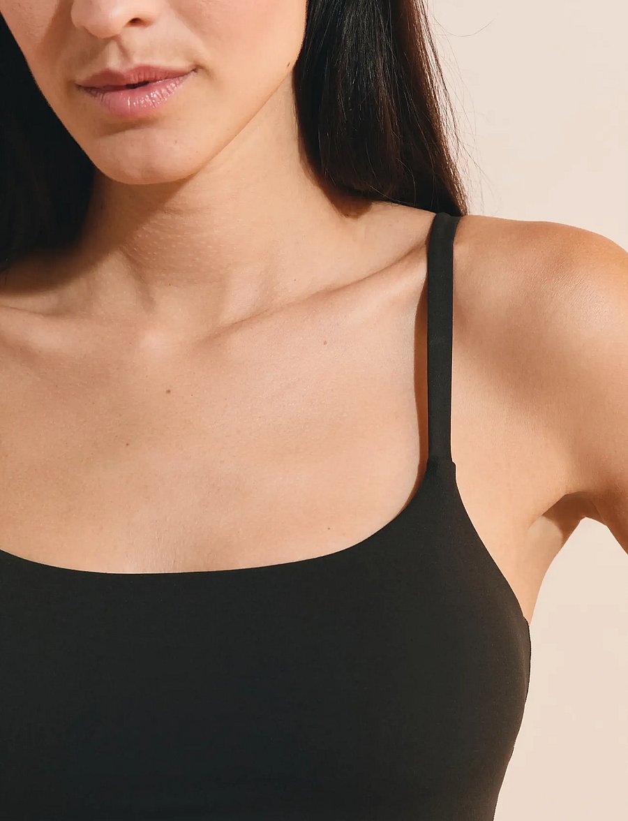 Etam - PURE SOFT - TOP - Ärmellose tops - black - 5