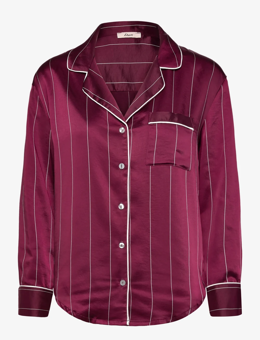 Etam - DAYANA - LONG SLEEVES SHIRT - overdele - red - 0