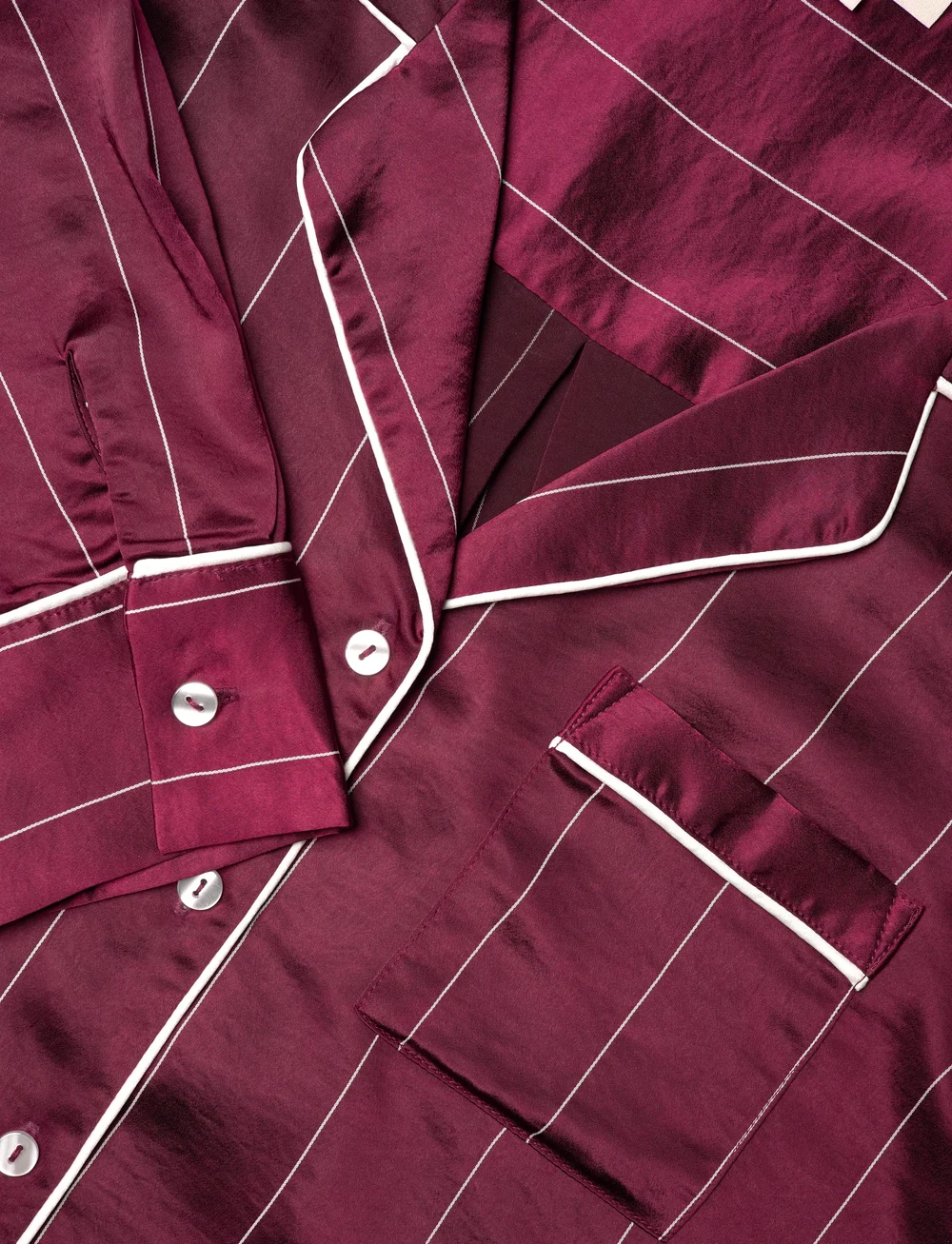 Etam - DAYANA - LONG SLEEVES SHIRT - overdele - red - 2