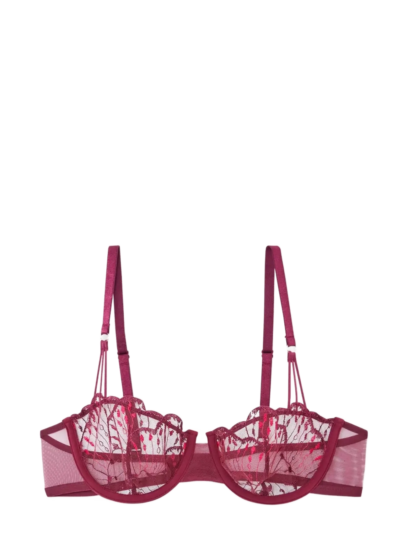 Etam - NAYADE - N*9 BALCONNET BRA - garnet red - 3