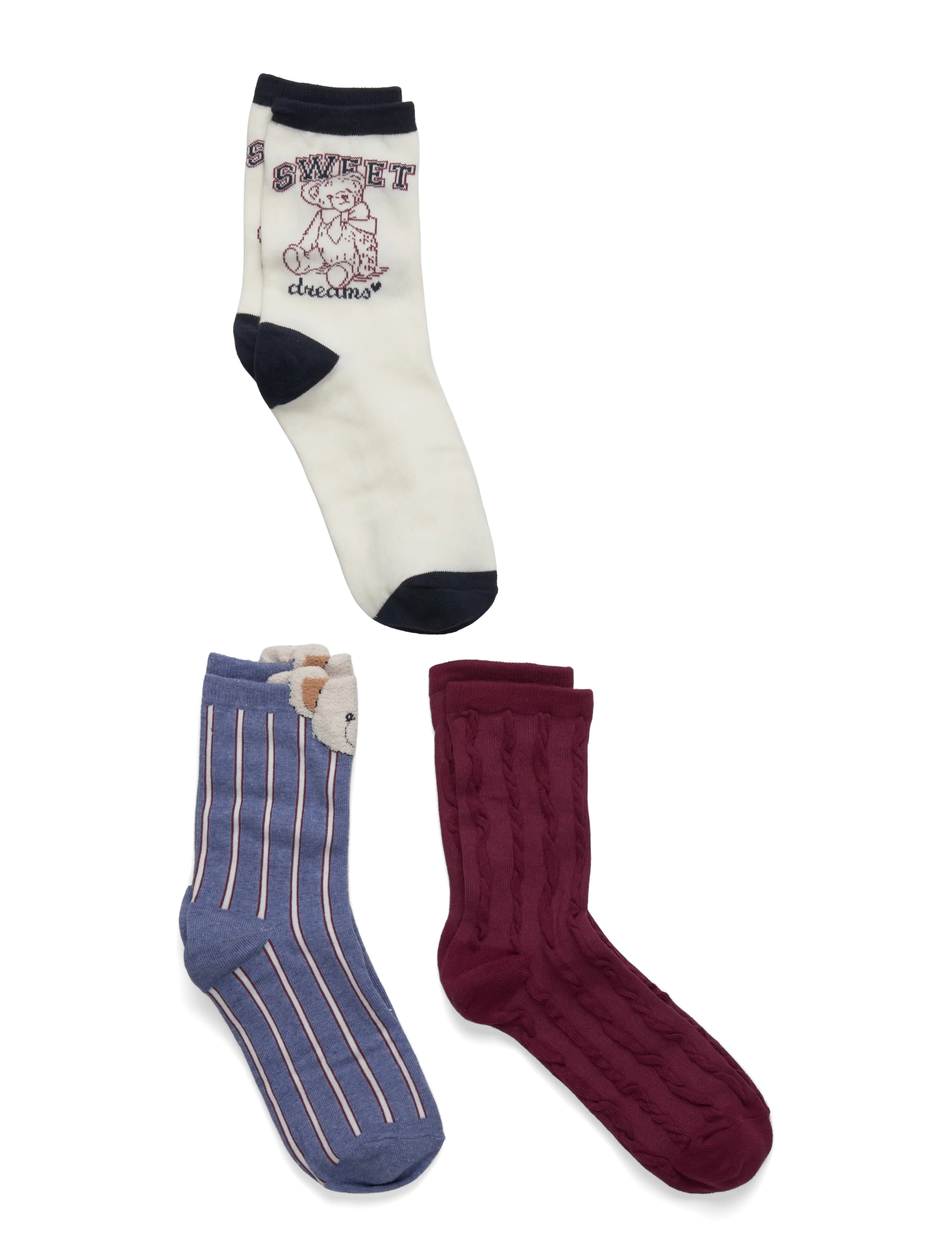 Etam Darry - Socks, TU, Blue, Sokker > Almindelige Sokker, Dame