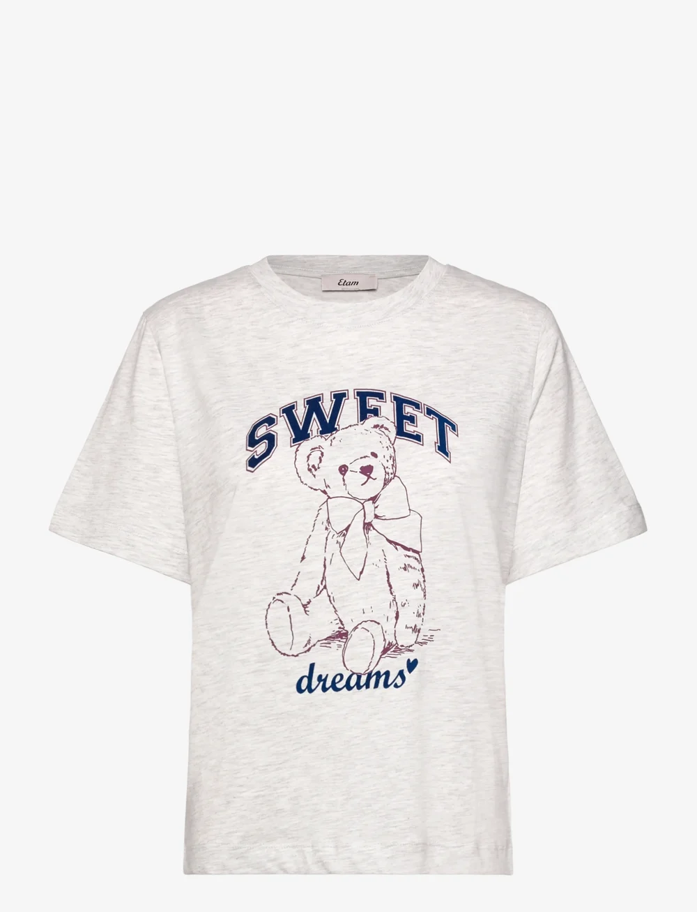 Etam - DEDDY - SHORT SLEEVES TOP - overdele - blue - 0