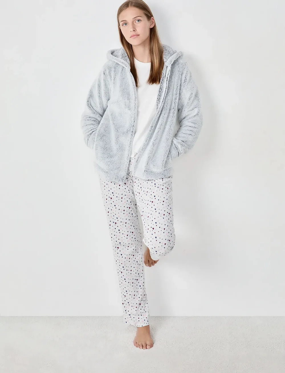 Etam - DOVYA - 3 PIECES PYJAMA - pyjamas - grey - 0