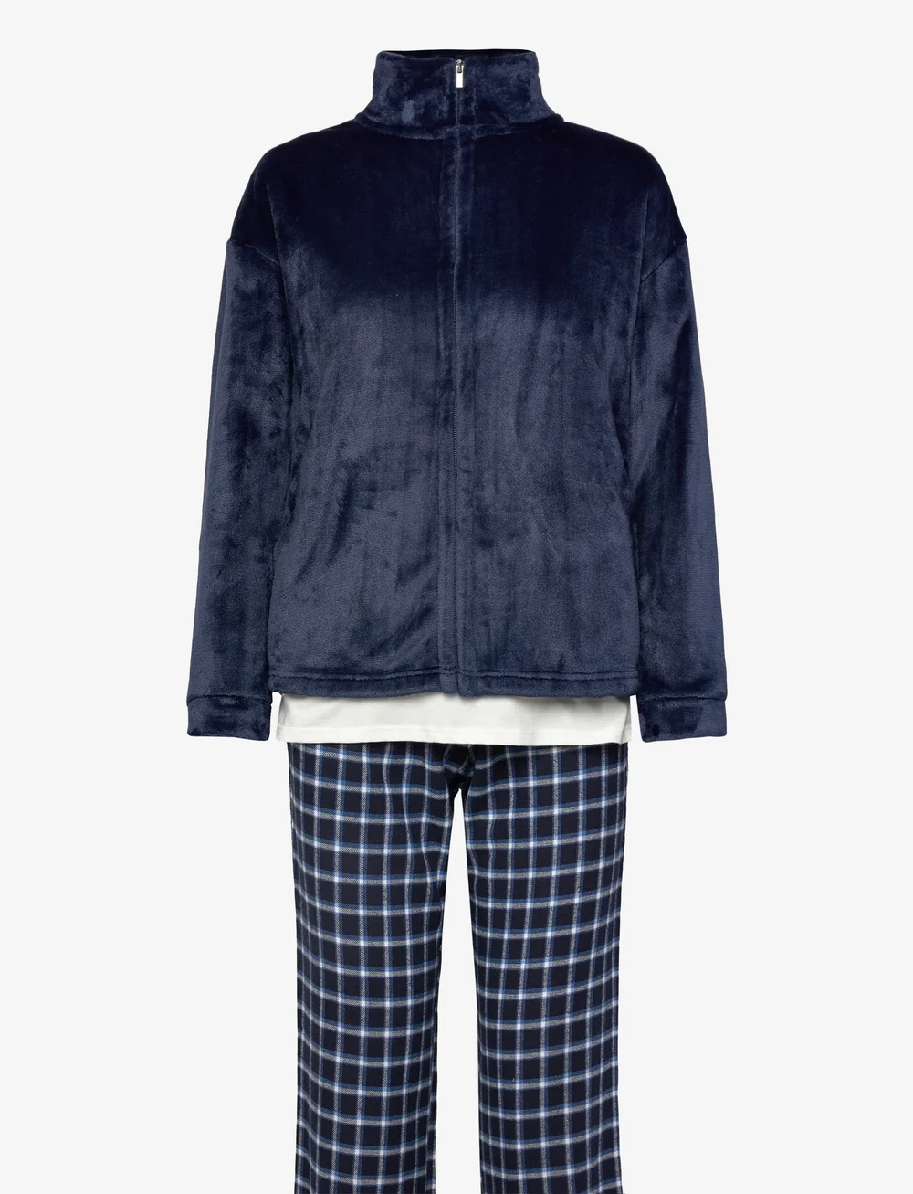 Etam - DAYLE - 3 PIECES PYJAMA - pyjamas - blue - 0